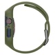 Spigen Чехол и ремешок 2в1 для Apple Watch 45mm Liquid Air Pro, Moss Green