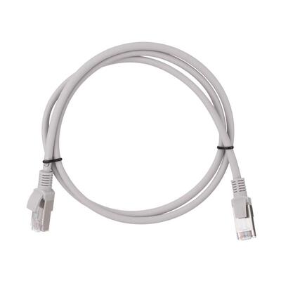 Патч-корд 2E Cat 5e, FTP, RJ45, 26AWG, 7/0.16 Cu, 0.50 m, LSZH, Сірий