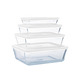 Форма с/к PYREX C&S Classic д/запікан. з кр.0.8 л прямоуг.19*14 см (241P000/7646)