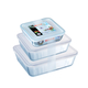 Форма с крышкой Pyrex Cook&Freez, 27х22х9 см