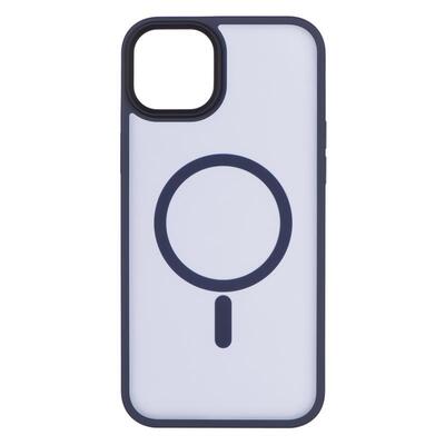 Чехол 2Е Basic для Apple iPhone 15 Plus, Soft Touch MagSafe Cover, Dark Blue