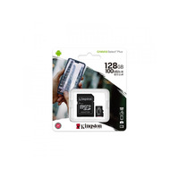 Карта пам'яті Kingston Canvas Select Plus 128Gb microSDXC (UHS-1) class 10 А1 (R-100MB/s) adapter SD