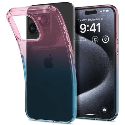 Чехол Spigen для Apple iPhone 15 Pro Liquid Crystal, Gradation Pink