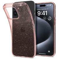 Чохол Spigen для Apple iPhone 15 Pro Liquid Crystal Glitter, Rose Quartz