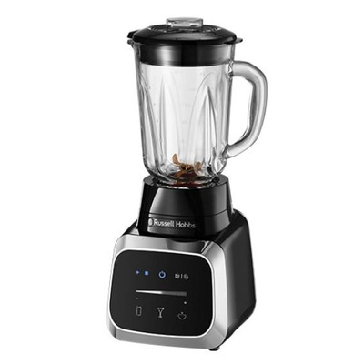 Блендер Russell Hobbs стационарный Sensigence, 1000Вт, чаша-1500мл, стекло, смысл. управл., черно-серый