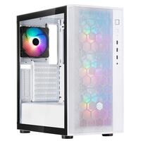 Корпус SilverStone FARA FAR1W-PRO-V2, без БП, 2xUSB3.0, 1xUSB2.0, 4x120mm ARGB fan, TG Side Panel, ATX, White