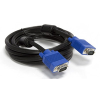 Кабель VGA 15M-15M, 5.0 м с ферритами, экранированный