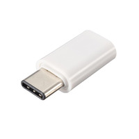 Перехідник USB3.1 Type-C --> Micro USB (OTG) білий