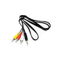 Кабель аудіо/відео Jack 3.5mm M -> 3 x RCA M, 3.0м