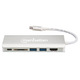 Док-станція USB3.1 Type-C --> HDMI/USB 3.0x2/RJ45/SD/PD 60W Hub 7-in-1 Manhattan