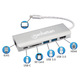 Док-станція USB3.1 Type-C --> HDMI/USB 3.0x2/RJ45/SD/PD 60W Hub 7-in-1 Manhattan