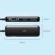 Адаптер Ugreen CM260 DisplayPort+HDMI+VGA - USB Type-C (F/M), Black (60568)