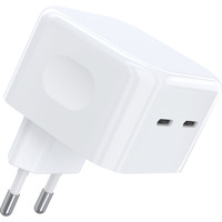 Зарядний пристрій 2хUSB-C 35W PD QC3.0 Q5008 білий Choetech