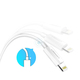 КабельUgreen US155 USB - Lightning (M/M), 2 м, White (20730)