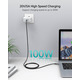 Кабель Choetech USB Type-C – USB Type-C (M/M), 1.8 м, Grey (XCC-1002)