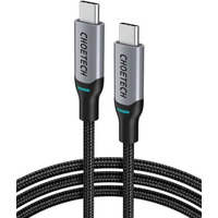 Кабель Choetech USB Type-C - USB Type-C (M/M), 1.8 м, Grey (XCC-1002)