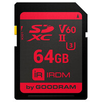 Картка пам'яті Memory card Secure Digital   64Gb GoodRAM IRDM SDXC V60 UHS-II U3 Retail