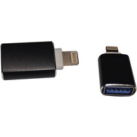 Перехідник OTG Lightning - USB 3.0 AF Black