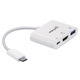 Док-станція USB3.1 Type-C --> HDMI/USB 3.0/PD 60W 4-in-1 White Manhattan