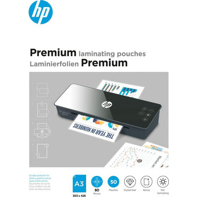 Пленка для ламинирования HP Premium Laminating Pouches, A3, 80 Mic, 303x426, 50 pcs