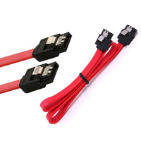 Кабель SATA 3.0 7pin, F/F, 0.4 м, Red