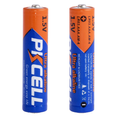 Батарейка PKCELL HR3/AAA, 1.5V, Щелочная, Blister/2pcs