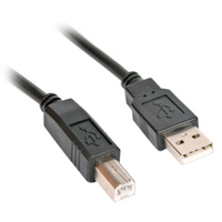 Кабель USB AM-BM, 1.5 м, чорний