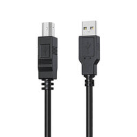 Кабель USB AM-BM, 1.5 м, чорний, HP