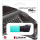 USB Flash Kingston DT Exodia 256GB USB3.2 Gen1 Black/Teal, Retail