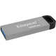 USB Flash Kingston  DataTraveler Kyson Metal 128GB USB3.2 Gen 1 Silver/Black, Retail