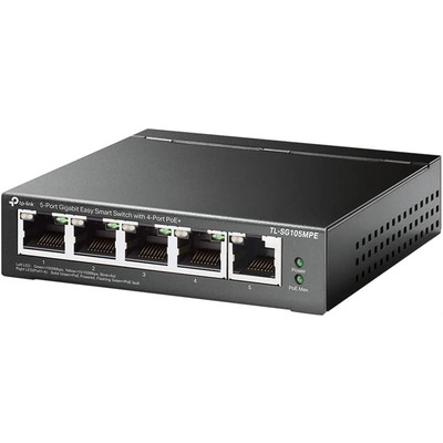 Коммутатор TP-LINK TL-SG105MPE 5xGE/4xPoE+ 120W EasySmart