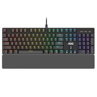 Клавиатура игровая механическая AOC GK500 Gaming RGB USB (Outemu Red Switch)