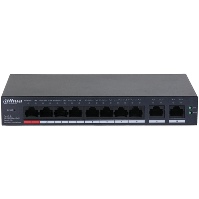 DH-CS4010-8ET-110 8-портовый управляемый с PoE