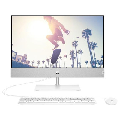 Компьютер персональный моноблок HP Pavilion 27'' FHD IPS AG, Intel i7-13700T, 16GB, F512GB, UMA, WiFi, кл+м, DOS, белый