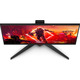 Монітор TFT 27" AOC AGON AG275QZ/EU, QHD, IPS, 270Гц, 0,5мс, 2x HDMI, 2x DP, USB-hub, HAS, Pivot, чорно-черв