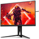 Монітор TFT 27" AOC AGON AG275QZ/EU, QHD, IPS, 270Гц, 0,5мс, 2x HDMI, 2x DP, USB-hub, HAS, Pivot, чорно-черв