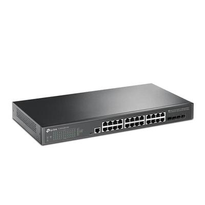 Комутатор TP-LINK TL-SG3428X-UPS 24xGE 4x10GE/SFP+ L2 JetStream 19" 1U UPS