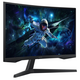 Монiтор Samsung 27" Odyssey G5 S27CG550 Black (LS27CG550EIXCI) VA Black Curved 165Hz