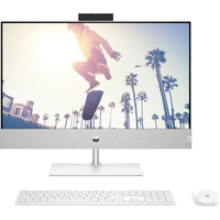 Моноблок 23.8" HP Pavilion 24-ca2000ru AiO i7-13700T/16Gb/SSD512Gb/WiFi/Cam/K&M/DOS/Snowflake White