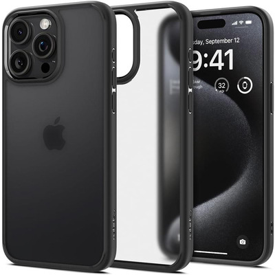 Чехол Spigen для iPhone 15 Pro Max, Ultra Hybrid, Frost Black