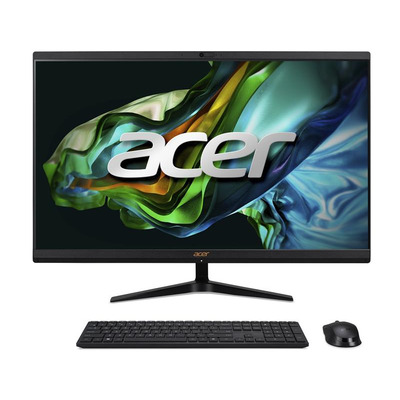 Персональный компьютер моноблок Acer Aspire C24-1800 23.8" FHD, Intel i5-12450H, 16GB, F1024GB, UMA, WiFi, кл+м, без ОС, черный