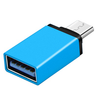 Переходник USB3.1 Type-C – USB 3.0 AF (OTG) Blue