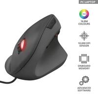 Мышь Trust GXT144 Rexx Ergonomic, USB-A, черный