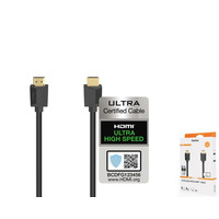 Кабель Hama HDMI (AM/AM), 2м, 8K, чорний