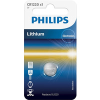 Батарейка Philips  літієва CR1220  блістер, 1 шт