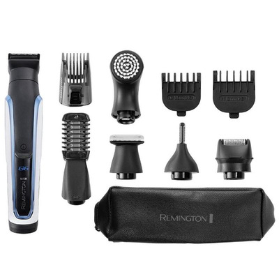 Машинка для стрижки Remington E51 G6 Graphite Ser. Pers.Groomer, акум., насадок-6, чехол, сталь, черно-белый