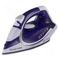 Праска Russell Hobbs безпровідна Supreme Steam Cordless, 2400Вт, 300мл, паровий удар -40гр, постійна пара - 135гр, база для заряджання, автовимкнення, керам. підошва, біло-синій