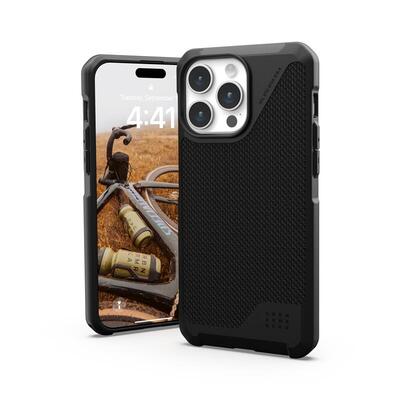 Чехол UAG для iPhone 15 Pro, Metropolis LT Magsafe, Kevlar Black