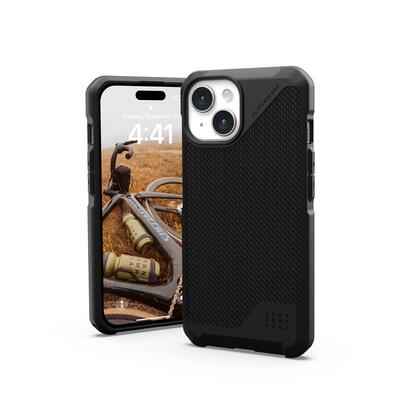 Чохол UAG для iPhone 15, Metropolis LT Magsafe, Kevlar Black