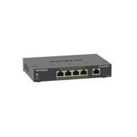 Комутатор NETGEAR GS305EPP 4xGE PoE+ (120Вт), 1xGE, керований